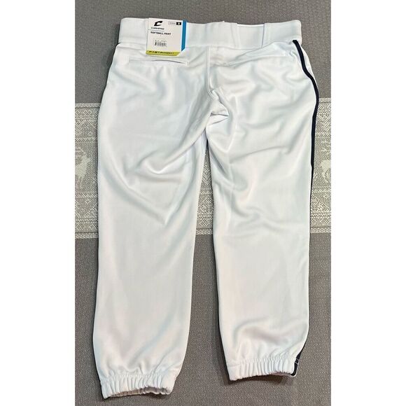 CHAMPRO Women's Tournament Traditional Low-Rise Softball Pants with Braid - Picture 4 of 8